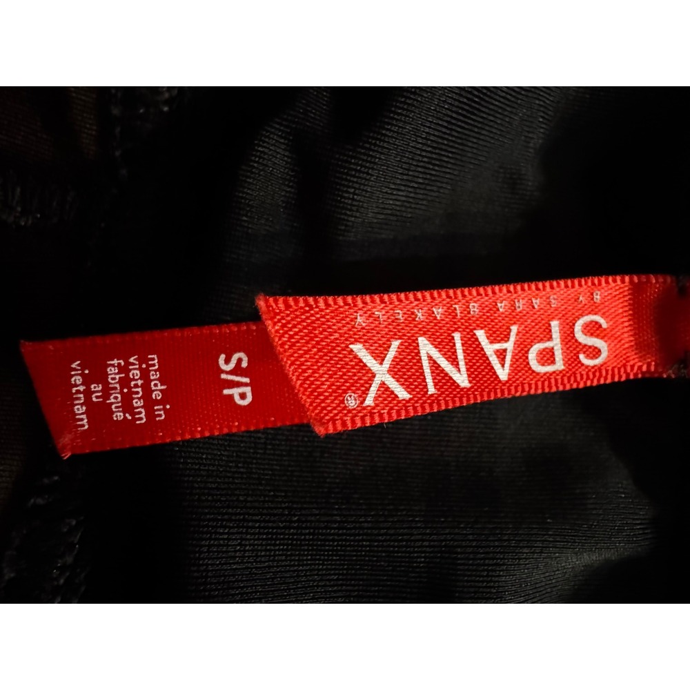 SPANX Faux Leather Croc Shine Leggings Womens Small High Waisted Tummy Control - Picture 4 of 8